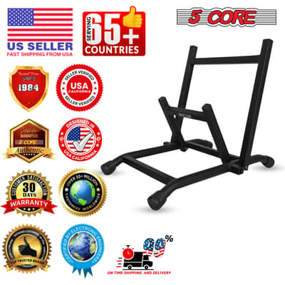 5 Core Amp Stand Heavy Duty Metal Build Adjustable Guitar amplifier Low Profile Folding Collapsible image 8