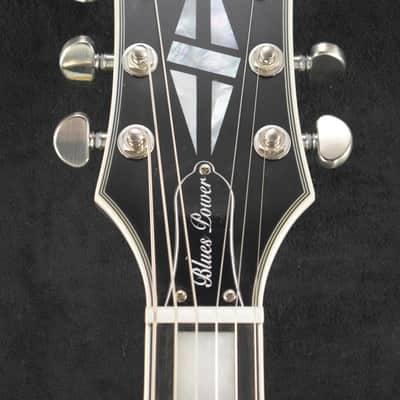 Mint Epiphone Jared James Nichols "Blues Power" Les Paul Custom Aged Pelham Blue image 3