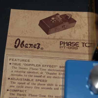 Ibanez Phase Tone PT-999 1970 ties blue image 3