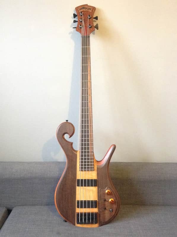 Carl Thompson 5 String Semi-Frills Fretted 2016 Natural image 1