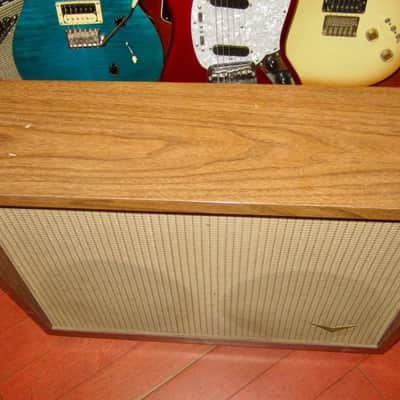1957 Magnatone Custom 260 2 x 12" Combo Amp Brown image 2