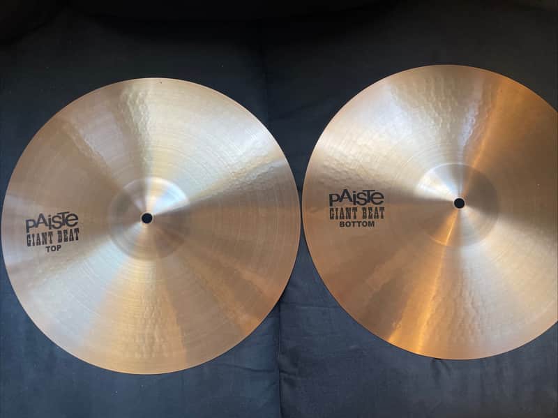 Paiste 15" Giant Beat Hi-Hat Cymbals (Pair) - Traditional image 1