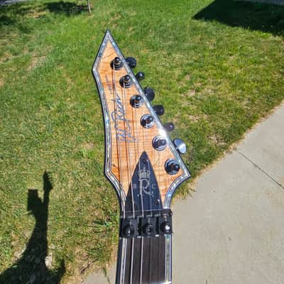 B.C. Rich Warlock Extreme Exotic with Floyd Rose – Spalted Maple (Brand New image 4
