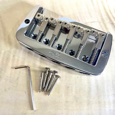 Genuine G&L Bridge Bass 5 string Chrome image 1