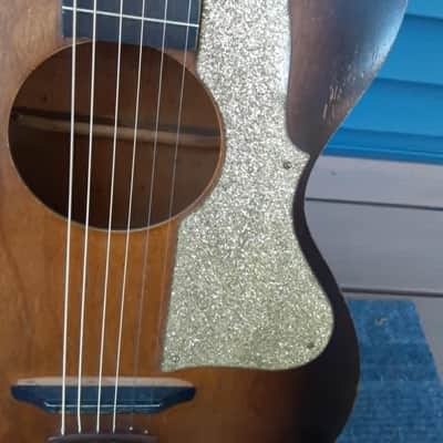 Regal Pre-War Vintage Parlor Guitar (*sparkle pick guard) image 18