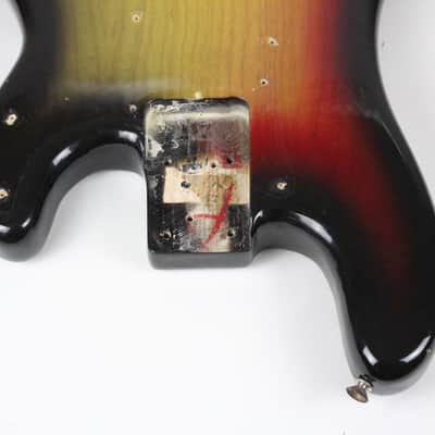 1978 Fender Precision Bass BODY Sunburst ASH Super CLEAN USA 4-Bolt Lightweight 5.2 lbs PBass 1970's Vintage image 13