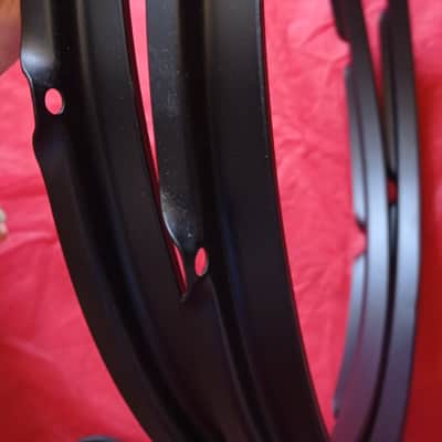 Ultra Rare Vintage 1980s Sonor Hi-Tech 16" Hoops / Rims (Pair) - Special Order from Sonor Lite image 8