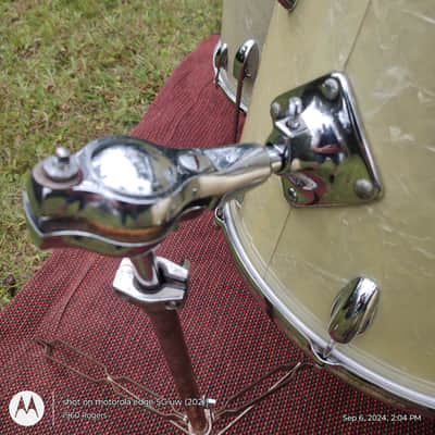 Slingerland Radio King Late 50s - mid 60s - White Marine Pearl image 24