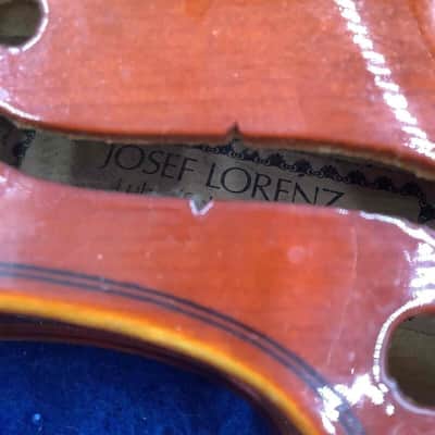 Josef Lorenz Luby (Schonbach) 3/4 Violin, Czech. Very Good Cond image 17