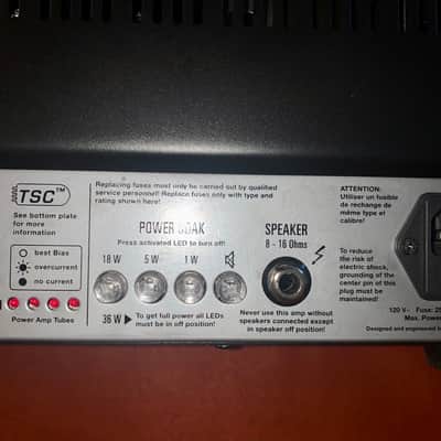 Hughes & Kettner Tube Meister  36 Watt Guitar tube  Amp Head  with road case anvil style image 9