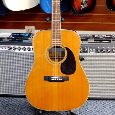 Vintage 1975 Morris W-30 Acoustic-Electric Dreadnought w/ Case! Made In Japan! VERY NICE!!! image 2