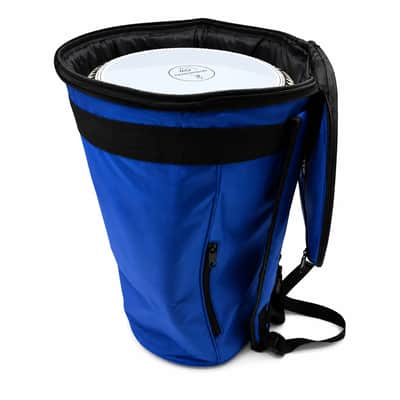 ZAZA - Professional Colorful Doumbek/Darbuka ClassicSize - Bag Carry Case - Premium Nylon Fabric Gig-bag - Blue image 3