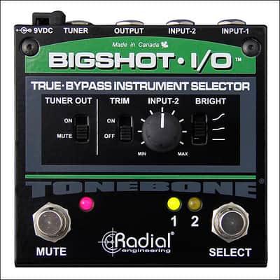 Radial BigShot i/o true bypass instrument selector image 1