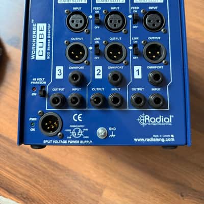 Radial Workhorse Cube 3-Slot Powered 500 Series Frame 2010s - Blue imagen 3