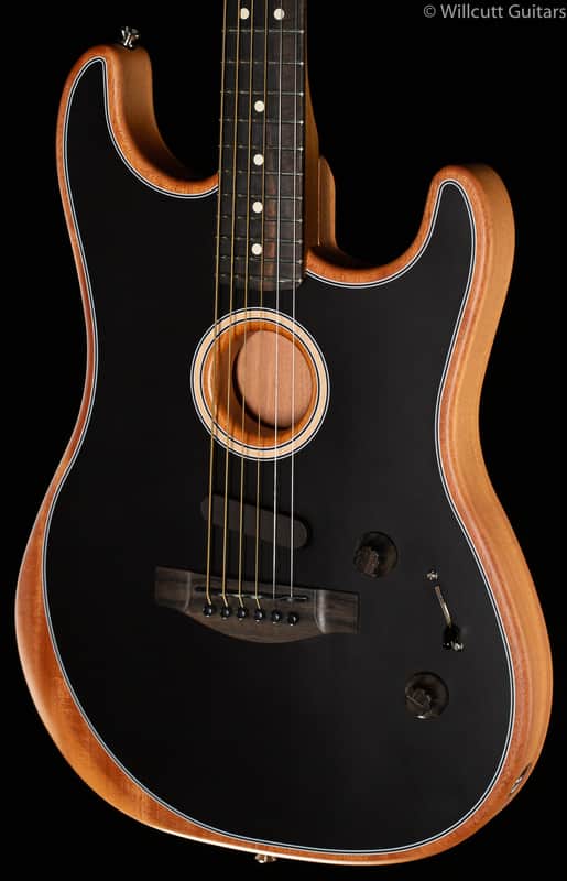 Fender American Acoustasonic Stratocaster Black (260) image 1