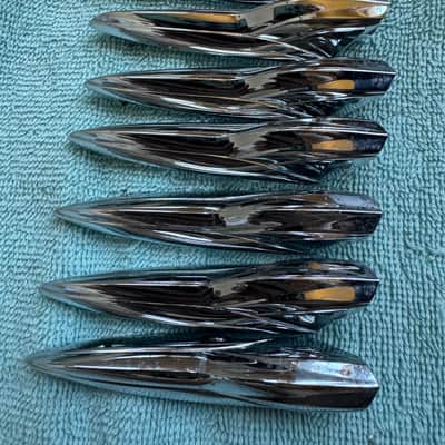 Premier Lot of 8 Vintage Floor Tom Drum Lugs - Spacing 1 7/16” 70s - Chrome image 2