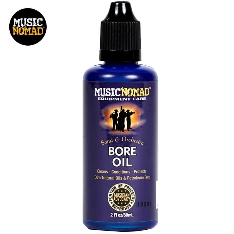 MusicNomad MN702 Bore Oil Cleaner/Conditioner for Wooden Bore Instruments, 2 oz. image 1
