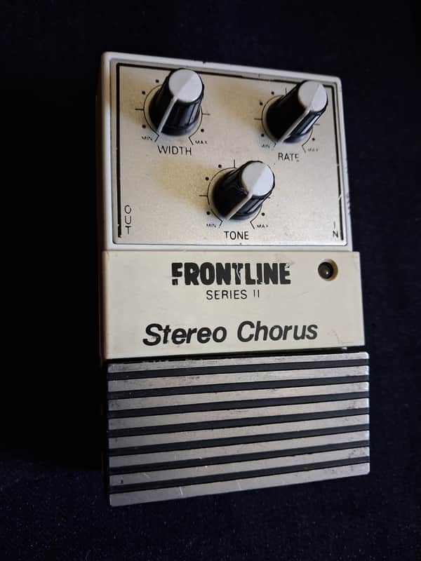 Vintage Frontline Series II Stereo Chorus guitar effects pedal 1980s image 1