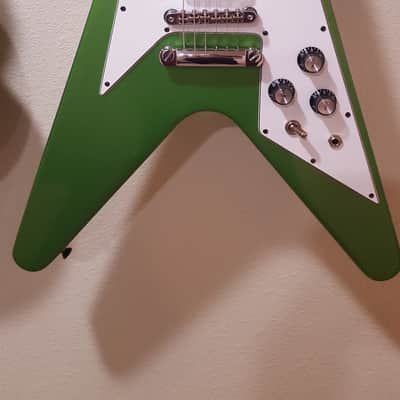 Gibson Flying V 1991 - custom Envy Green color image 1