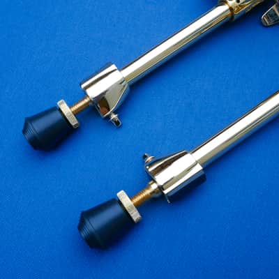 DW Bassdrum Spurs GOLD Pair DW DRSP1220 image 7