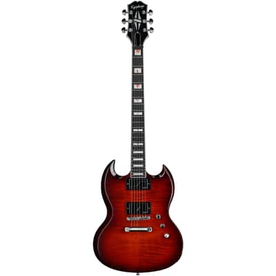 Epiphone SG Prophecy Electric Guitar, Aged Bengal Tiger Burst image 2