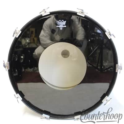 *Slingerland 22x14"Black Beauty Bass Drum 3Ply Sound King USA Vintage 70s Chrome image 13