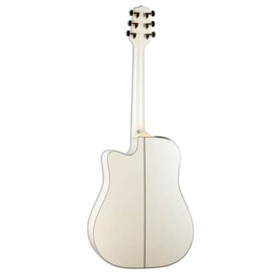 Takamine GD37CE - Laurel Fingerboard, Gloss Pearl White image 2