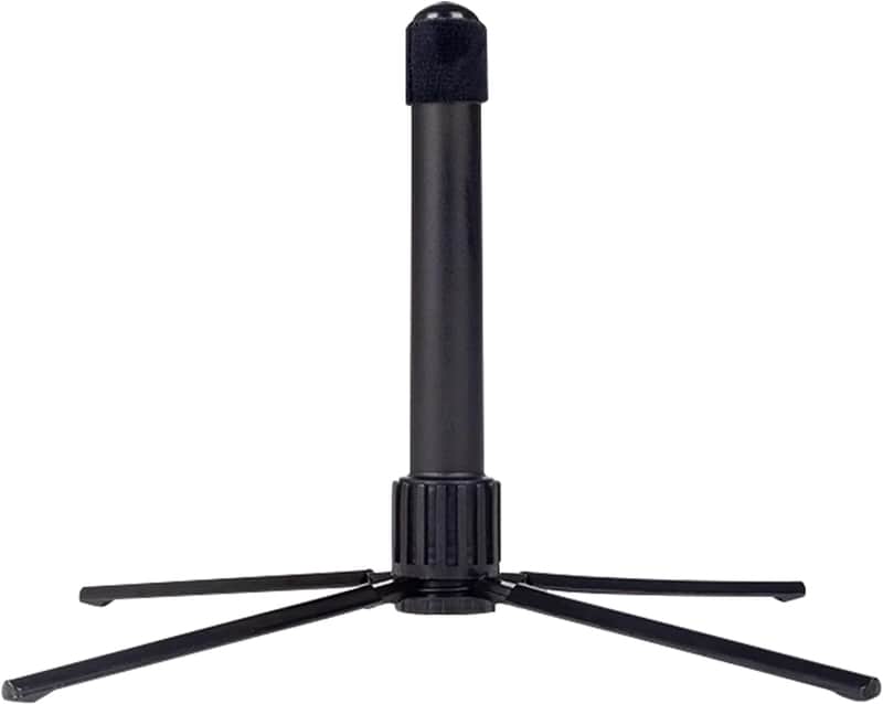 Portable Foldable Flute Stand - Metal Base, 4-Leg Stand for Flute & Piccolo image 1