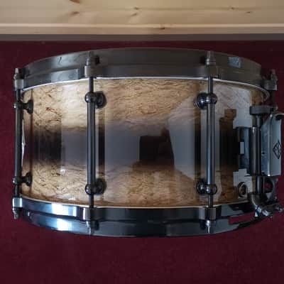 Dixon Artisan Silkwood / Maple – PMT Black Reverse Burst 6.5″ x 14″ 2025 image 4