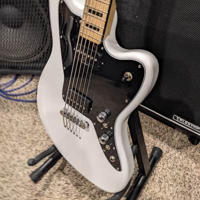 SubZero Rogue VI 30"-scale Baritone / Bass VI - Tuned E-E @ Bass Octave - Seymour Duncan P-Rails Pickups with Custom Switching, Locking Tuners & Brass Nut image 6