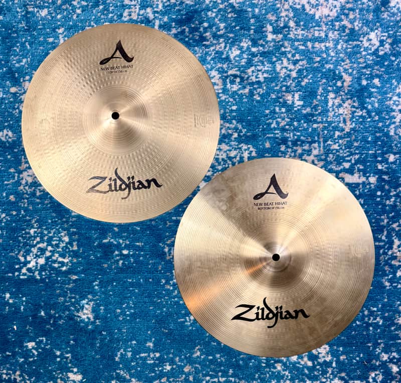Don't pay £400+!! 14" LIGHT! Zildjian A NEW BEAT Hihats 865g 1479g image 1