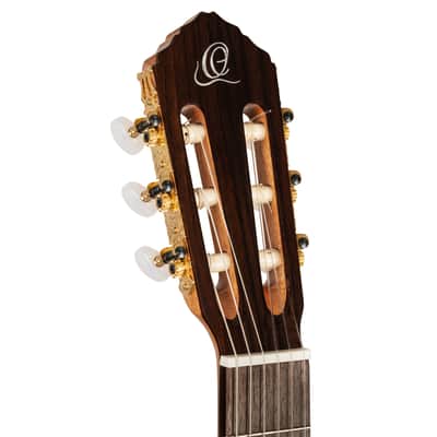 Ortega R20GWN Traditional Series Solid Cedar Top Mahogany Neck Nylon 6-String Classical Acoustic Guitar w/Gig Bag image 15