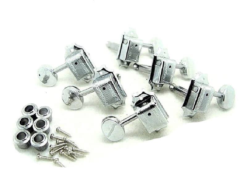 WJ-45-3C Wilkinson 3x3 Chrome Vintage Tuners for Gibson/Epiphone Les Paul SG® image 1