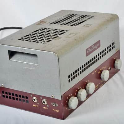 Modded Challenger Amplifier Co. CH30 - now a guitar amp head 1950's image 6