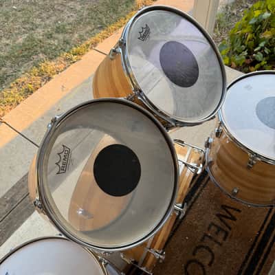 1970’s Ludwig Butcher Block Concert Tom Drum Set 13/14/15/16/18/22 image 23