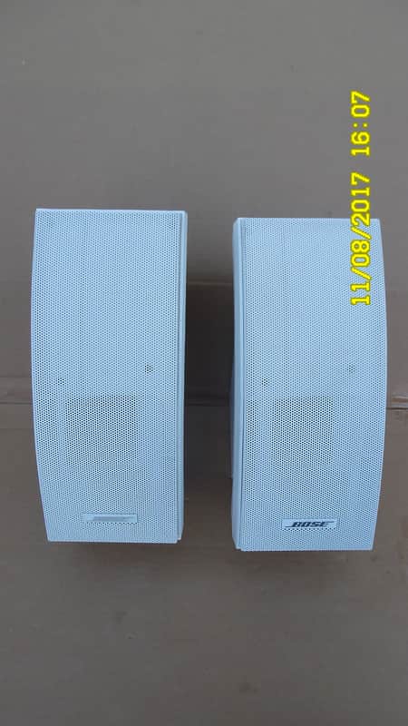 Bose Panaray 302 A Professional Environmental Loudspeakers Pair White image 1