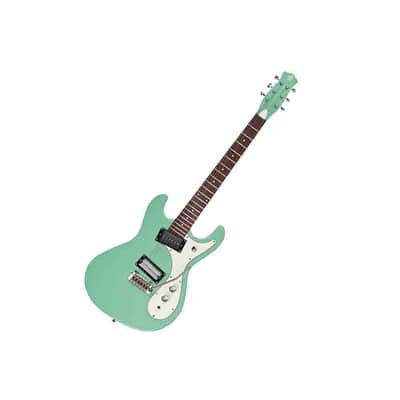 Danelectro 64XT-AQUA Reversed Double Cutaway Offset Horn Shape 6-String Electric Guitar image 2