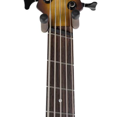 Brand New Ibanez BTB705LMNNF Bass Workshop 5-String Multi Scale Electric Bass Natural Browned Burst Flat image 4