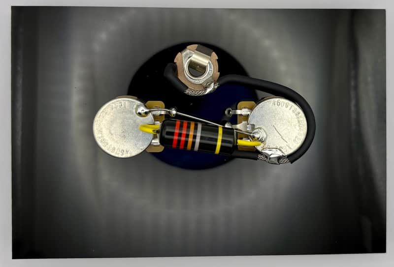 Gibson Les Paul Jr./SG Junior premium wiring harness- 50s style with 0.022uF Bumblebee capacitor image 1