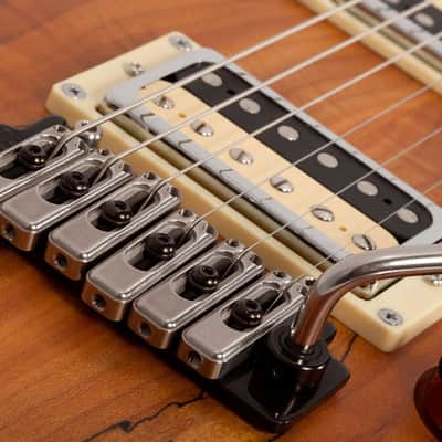 Schecter C-1 Exotic Spalted Maple Electric Guitar - Satin Natural Vintage Burst (3338) image 14