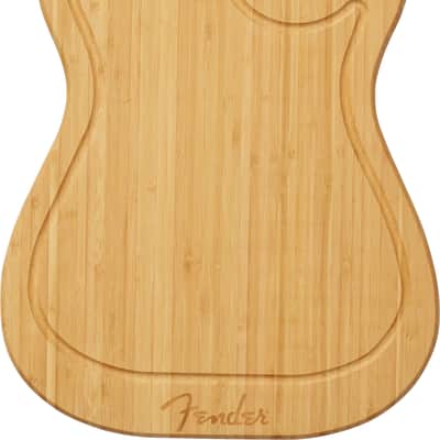 Fender Telecaster Bamboo Chopping Board image 1