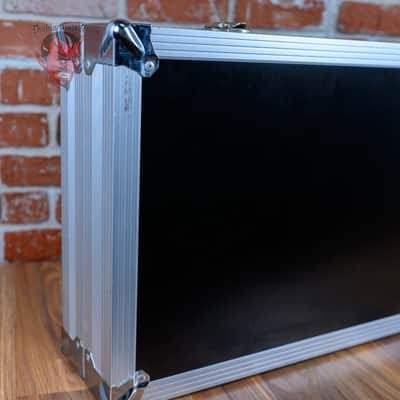Fender Hendrix Monterey Flight Case 1997 - Black & Chrome With Blue Interior image 8