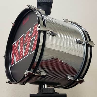 KISS Mirrorball Double Sided Rotating Bass Drum w/ Multi-Color Internal Lighting + Remote Control image 17