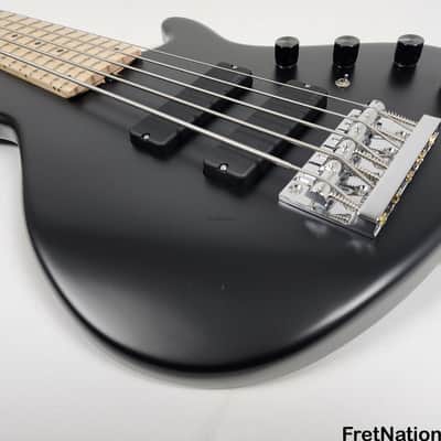 Sadowsky MetroLine Modern 5-String Single Cut Bass SML24SC5 24-Fret Black Satin 8.32lbs 2401-22 image 7