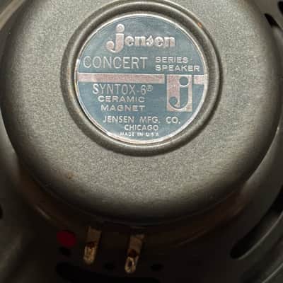 Jensen C12R Concert Ceramic 1964 12" Vintage Guitar Speaker image 3