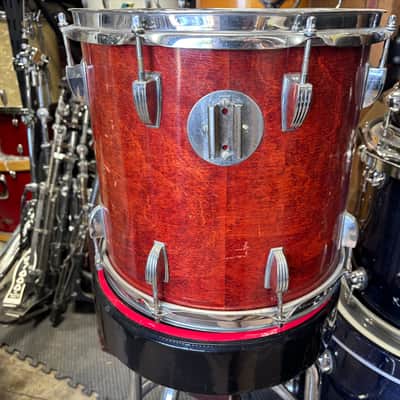 Ludwig Mahogany 1970s 13 inch Tom Drum image 4
