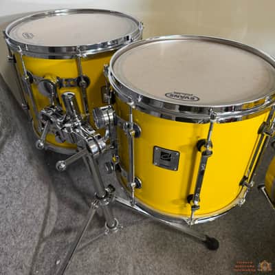 RARE! Sonor Designer Maple Light 20,10,12,14,15 Drum Kit - Yellow image 3