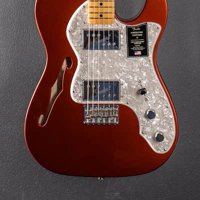 Fender American Vintage II 1972 Telecaster Thinline - Candy Apple Red image 2