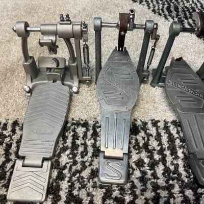 Vintage Slingerland Bass Drum Pedals – 2 Pedals + Parts – Restoration / Project Lot image 2