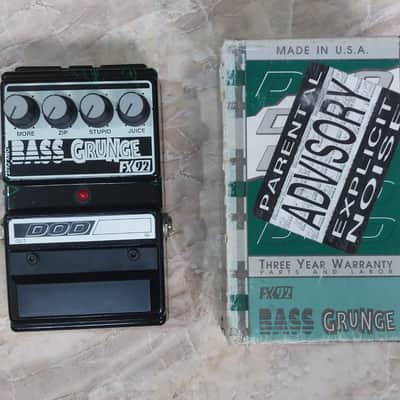 DOD FX92 Bass Grunge 1994 [Mint NOS - New Old Stock] Black with Green Gloss Airbrush Finish image 6